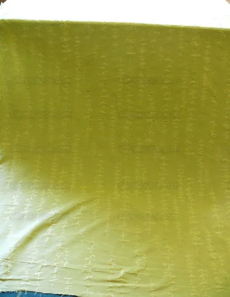 Beacon Hill "Sprouting" Vine Sprig Foliage Willow 100%silk Jacquard Pale Sage Spring Green MSRP USD 300/Y