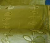 HiEND "SPROUTING" VINE SPRIG 100%SILK JARQUARD PALE SAGE GREEN B