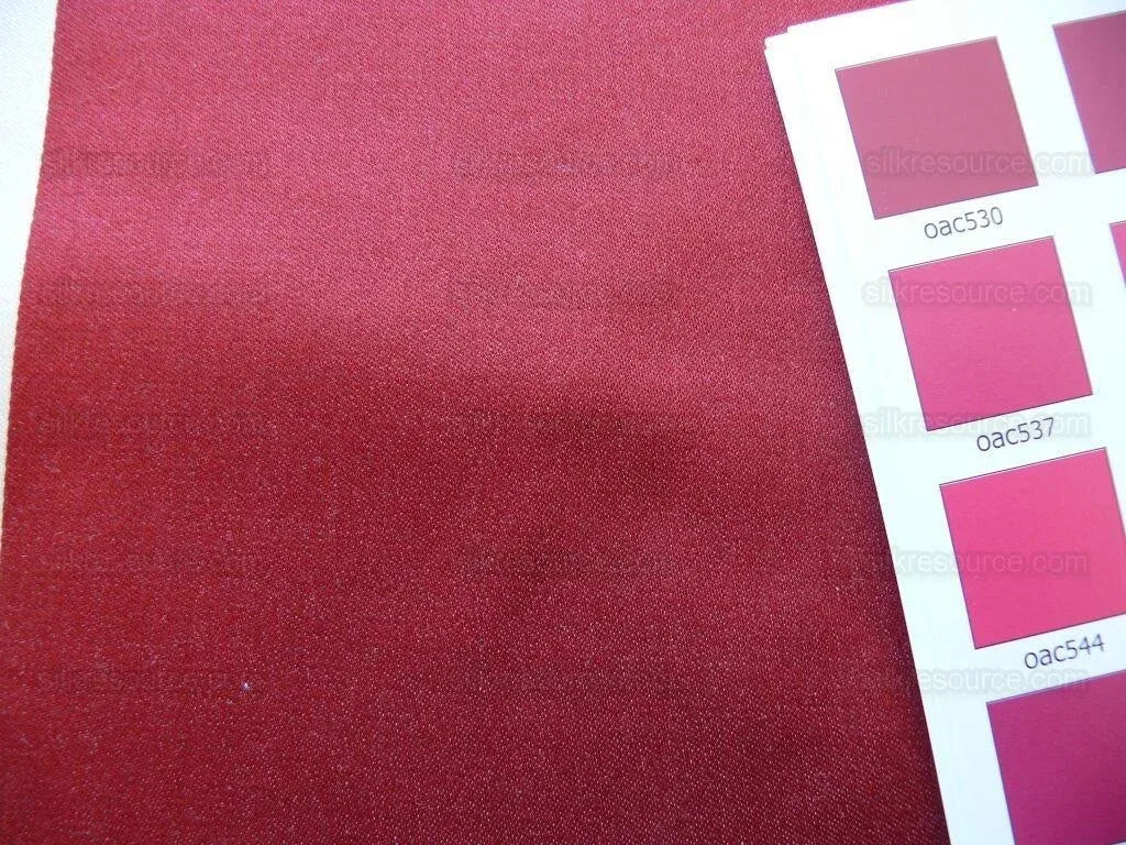 Scalamandre Palladio Silk/cotton Satin Large Stripe Deep Raspberry Red White Cream Grandeur MSRP USD280/Y