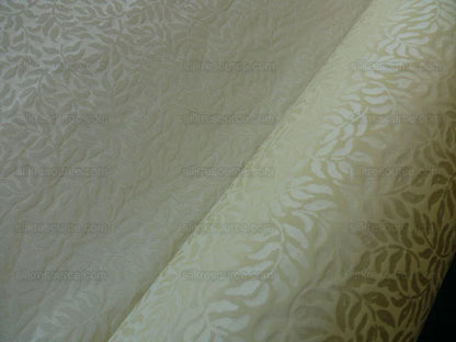 Scalamandre Blairsprig White Cream White Mini Foliage - 100% Silk