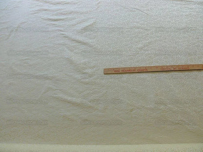 Scalamandre Blairsprig White Cream White Mini Foliage - 100% Silk