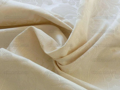 BY yard Scalamandre Diana Damask Classy Renaissance White Cotton