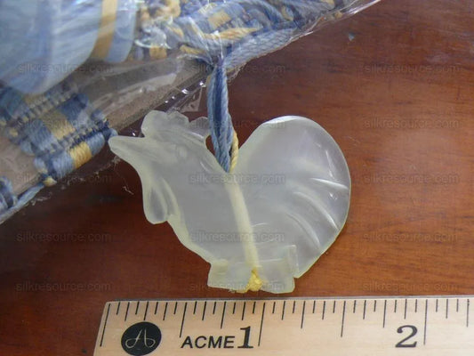 Bty Scalamandre Duchessa Jade Rooster Trim Bl/yw Silk MSRP USD 300+