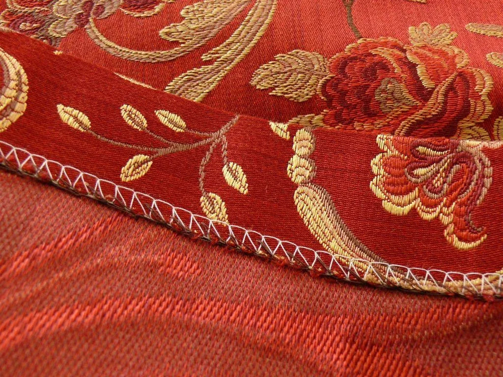 By Yd Coraggio Textile Donatello In Crimson Red Renaissance Florence  Silk Tapestry Red MSRP USD 538/Y