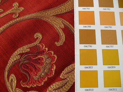 By Yd Coraggio Textile Donatello In Crimson Red Renaissance Florence  Silk Tapestry Red MSRP USD 538/Y