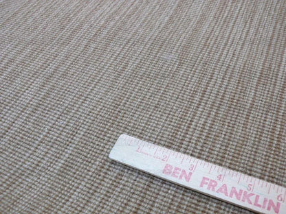 Stark Solid Flat Weave Rug 100% Wool Medium Brown Tan 8'6"x5'6"