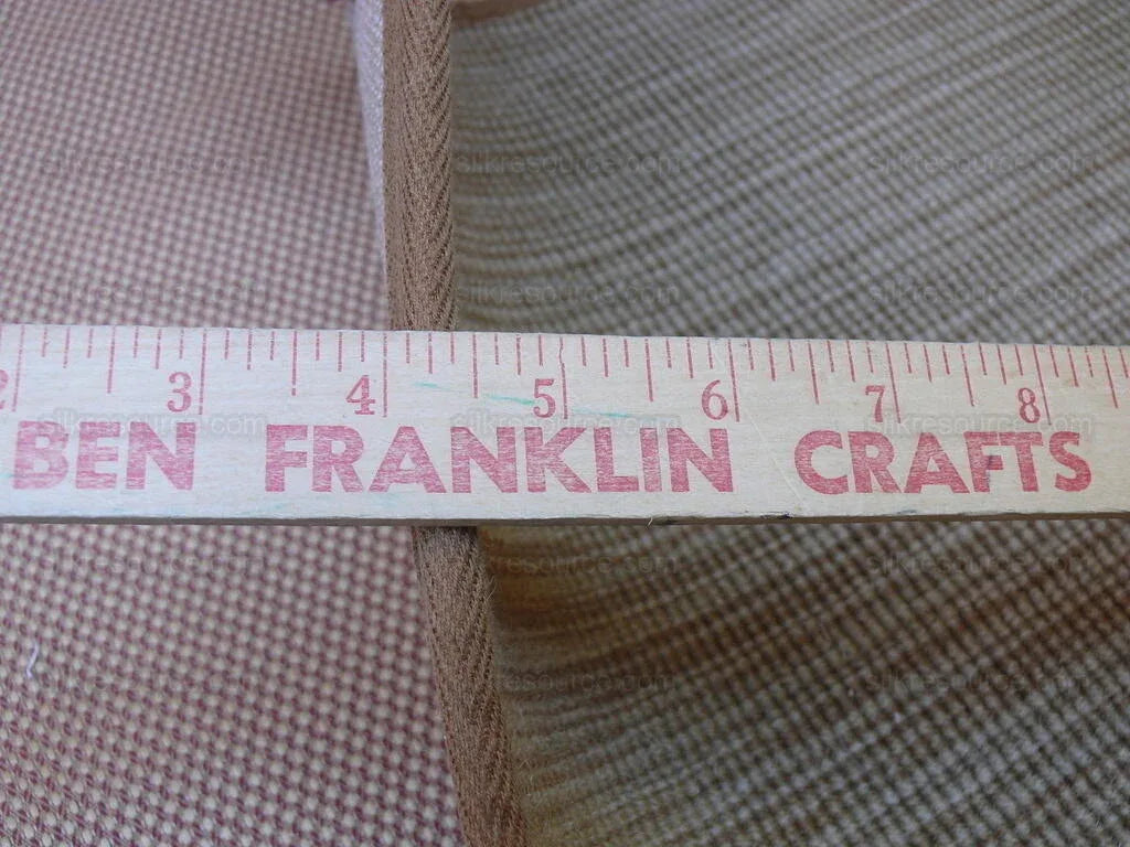 Stark Solid Flat Weave Rug 100% Wool Medium Brown Tan 8'6"x5'6"