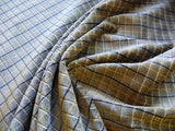 Lee Jofa Figaro Velvet Check "truffle" Check From Italy - Grey -By The Yard
