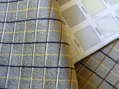 Lee Jofa Figaro Velvet Check "truffle" Grey Check Fr Italy Bty