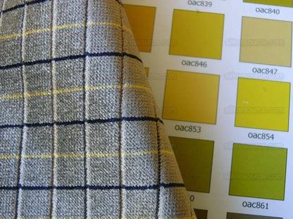 Lee Jofa Figaro Velvet Check "truffle" Grey Check Fr Italy Bty