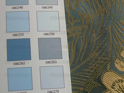 1.2Y Kravet Coutour Imperial Kimono Silk Lampas Mineral Blue MSRP USD 270/Y