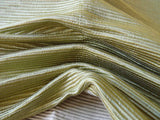 DESIGNER SILK WIDE RIBBED AQUA GREEN STUNNING 2.2lbs/YARD!