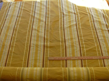 Kravet Couture 100% Silk Porto Fino "golden Glow" Stripe MSRP USD195