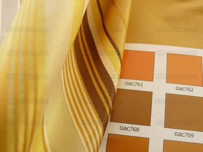 Kravet Couture 100% Silk Porto Fino "golden Glow" Stripe MSRP USD195