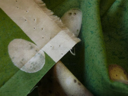 Scalamandre Bon Oeuf Trompe L'oeil Library Green Print Bty