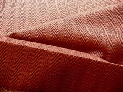 Scalamandre Samba Pumpkin Dark Orange Textured Cotton Rayon Very Heavy Fruity Autumn MSRP USD 172/y