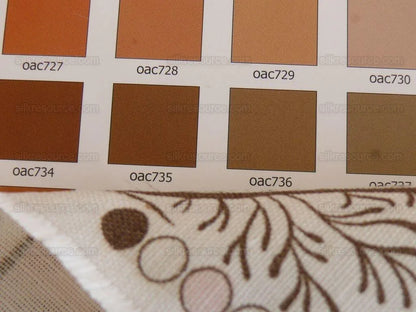 By Yard Scalamandre Wallace Linen Jacobean Print From Uk Pink Brown MSRP USD 160/Y