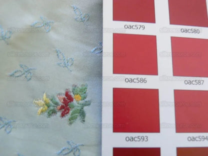 Lee Jofa Samantha Silk Petite Fluer Larkspur Blue Silk Taffeta M