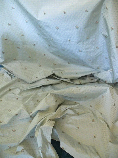 Lee Jofa Samantha Silk Petite Fluer Larkspur Blue Silk Taffeta M