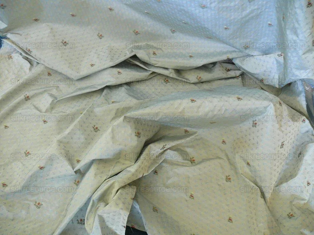 Lee Jofa Samantha Silk Petite Fluer Larkspur Blue Silk Taffeta M