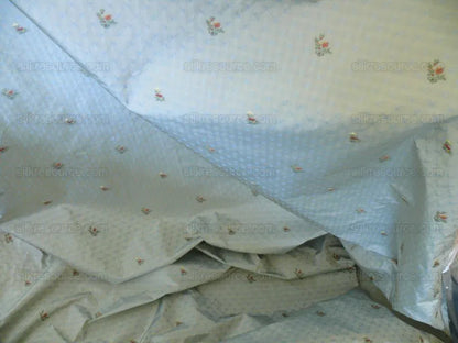 Lee Jofa Samantha Silk Petite Fluer Larkspur Blue Silk Taffeta M