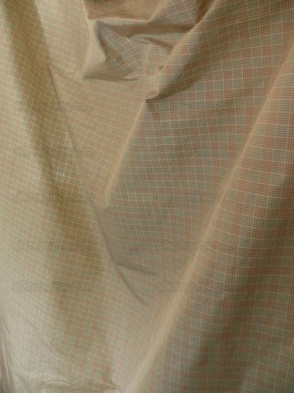By Yard Lee Jofa Stately Silk Taffeta Plaid Cadet Blue MSRP USD 299Y