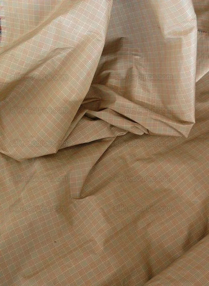 By Yard Lee Jofa Stately Silk Taffeta Plaid Cadet Blue MSRP USD 299Y