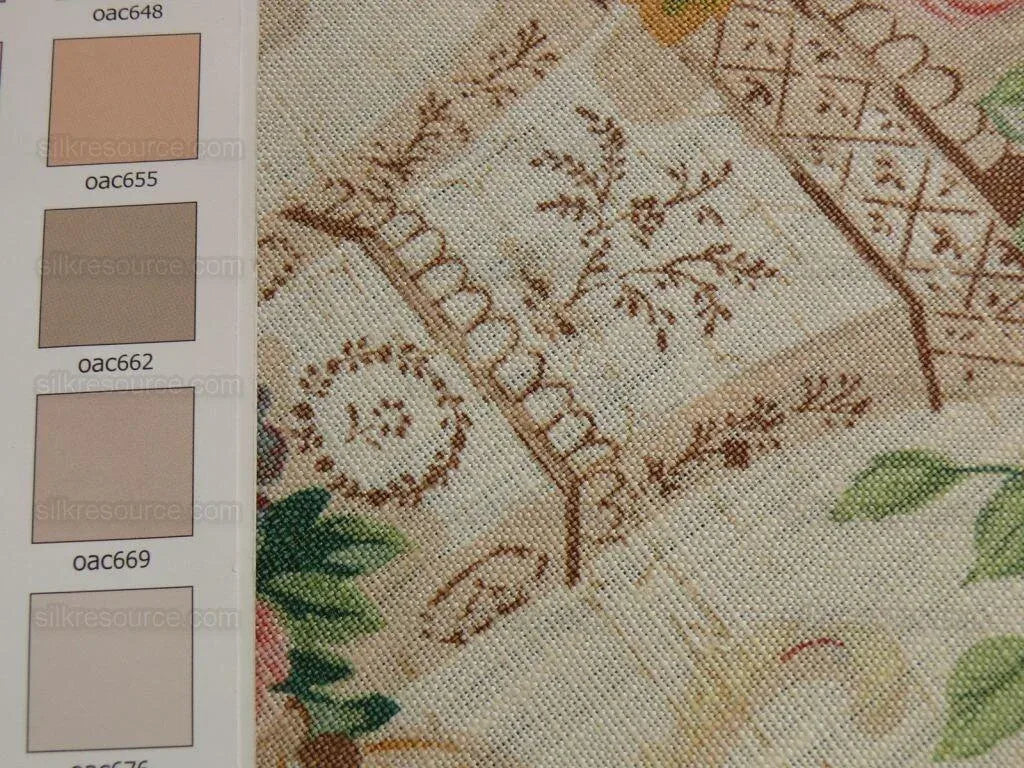 By Yard Lee Jofa Ashurst Peony Tulip Lilac Rose 100% Linen Print on Ecru Handprint English Chintz UK MSRP USD 139/Y