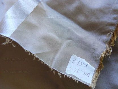 8.1y Zimmer &amp; Rohde 100%silk Taffeta Taupe Gray Mocha Silver
