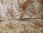BTY LEE JOFA ASHURST PEONY TULIP LILAC ROSE 100%LINEN ON BISQUE