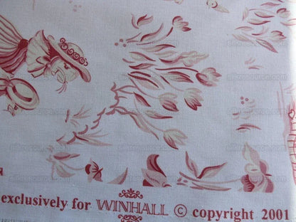 Scalamandre Life On Top Of Cranberry Hill Pink Red Animal Cat Frog MSRP USD 99/Y