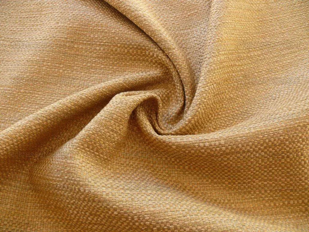 Scalamandre Dorset Texture Jacquard Honey Brown Cotton/rayon