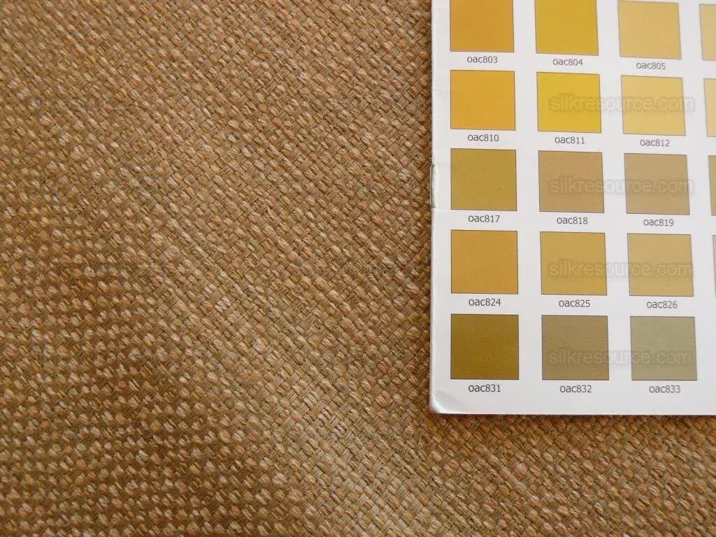 Scalamandre Dorset Texture Jacquard Honey Brown Cotton/rayon