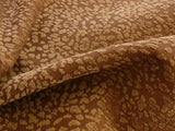 7.125Y KRAVET BROWN CHOCOLATE CHEETAH CUT CHENILLE