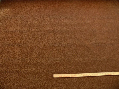 7.125y Kravet Brown Chocolate Cheetah Cut Chenille Animal Skin