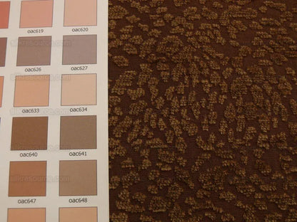 7.125y Kravet Brown Chocolate Cheetah Cut Chenille Animal Skin