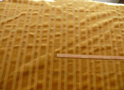 Bty Scalamandre Prairie Stripe Velvet Honey Gold Brown