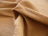 BTY SCALAMANDRE MIELE TAN TEXTURED COTTON/POLY BLEND MSRP $110/y