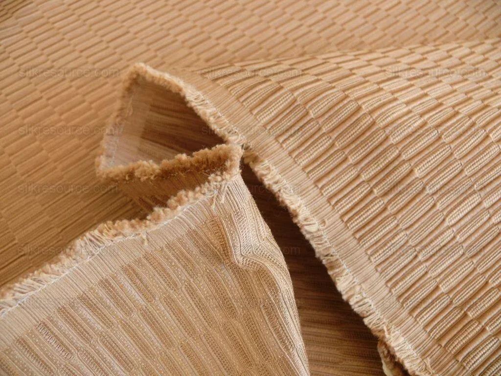 Bty Scalamandre Miele Tan Warm Textured Heavy Cotton/poly Blend MSRP USD 110/y