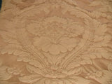 CLARENCE HOUSE COSETTE SAND SILK & COTTON SATIN DAMASK