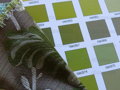 Scalamandre Mont Blanc Silk Lampas Red Gold Blue On Hazelnut Bro