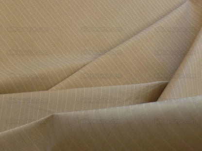 By yard Bergamo Rubelli Silver Charcoal Pale Gold Silver Pinstripe Silk Faille Jacquard with Backing MSRP USD278/Y