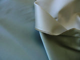 CLARENCE HOUSE MONCEAU 100% SILK DOUBLE-FACED SATIN IVORY & SKY