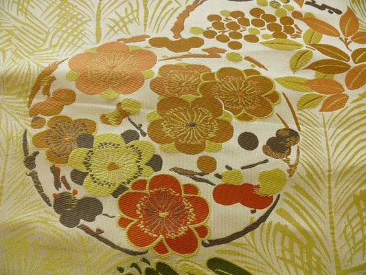 KRAVET COUTOUR IMPERIAL KIMONO SILK LAMPAS GOLDEN MSRP$270/Y