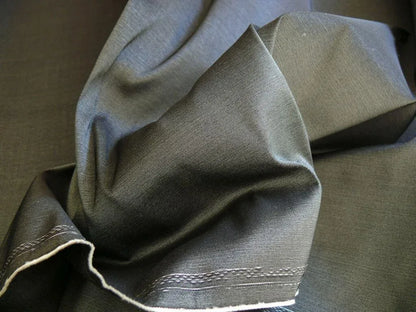 CLARENCE HOUSE CHANGEANT STEEL CHARCOAL THICK TAFFETA BTY