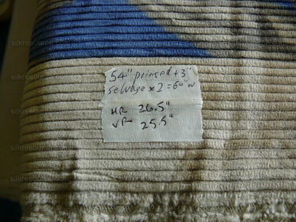 By Yard Brunschwig &amp; Fils Tropical Apricot Print Velvet Corduroy 100% Cotton 1208 MSRP280/Y