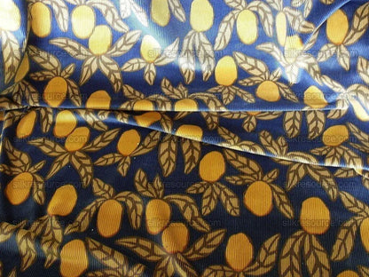 By Yard Brunschwig &amp; Fils Tropical Apricot Print Velvet Corduroy 100% Cotton 1208 MSRP280/Y