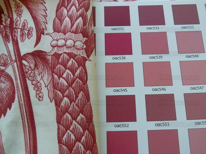 By Yd Brunschwig &amp; Fils Bird &amp; Thistle Print - Red MSRP USD 316/y