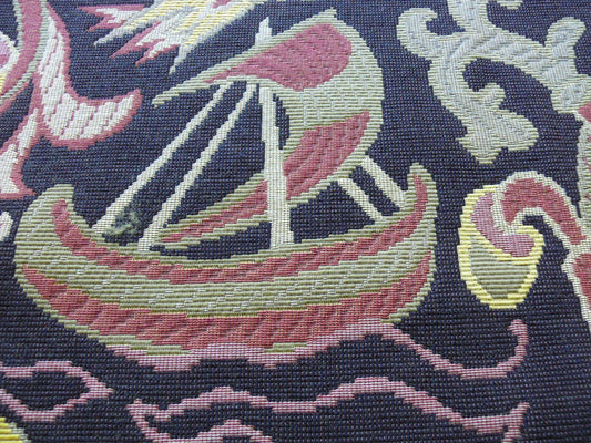 CLARENCE HOUSE ITHAQUE MYTHICAL ANIMAL ON BLACK BTY