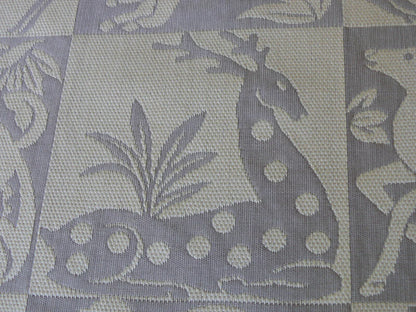 CLARENCE HOUSE "GALEAZZO" AFRICAN ANIMAL EPINGLE GREY SILVER BTY